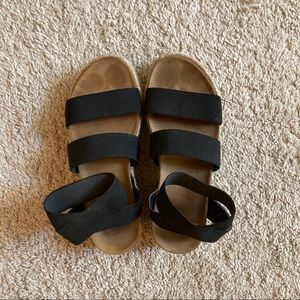 Steve Madden Kimmie black platform sandals